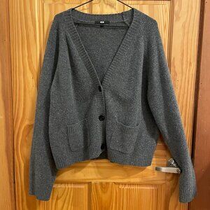 Uniqlo Gray Cardigan - Women's M